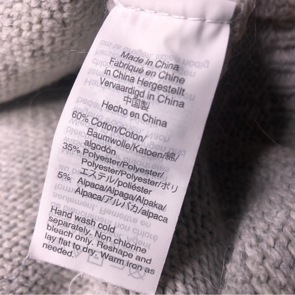 Madewell Dreamer Sweater Alpaca Knit Long Sleeve Boho Trendy Chunky Keaton - Picture 8 of 9